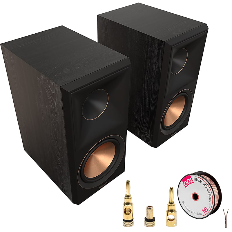 Klipsch RP600M II Premiere Bookshelf Speakers (Pair) + Deco Reverb