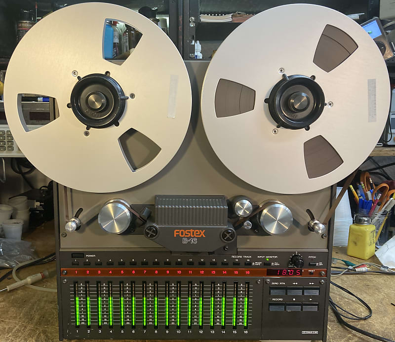 Fostex 16 Track 1/2 Analog • Pro Reel Multitrack Tape Recorder Fully  Refurbished / Serviced •Video