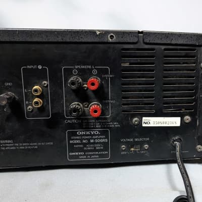 Onkyo Integra M-506RS Top Line Stereo Power Amplifier, 120/220 V, Back Lit VU Meters, 150 WPC, Ex Sound, Built, Japan Black, Wood Panels | Reverb Onkyo Integra M-506RS Top Line Stereo Power Amplifier, 120/220 V, Back Lit VU Meters, 150 WPC, Ex Sound, Built, Japan Black, Wood Panels | Reverb