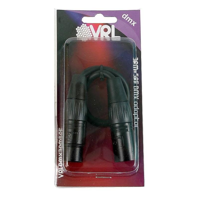 VRL VRLDMX3PM5PF DMX Adapter 3 Pin Male To 5 Pin Female image 1