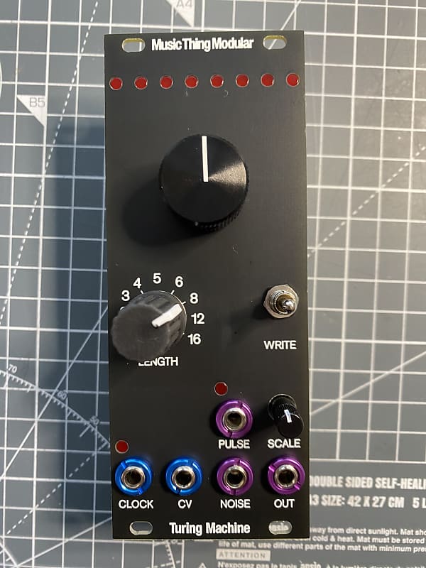 Music Thing Modular Turing Machine Eurorack Module  - Black image 1