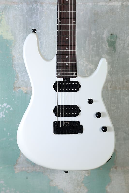 Sterling Jason Richardson Signature Cutlass 7-String Electric Guitar -  Pearl White