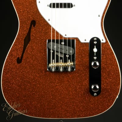 Suhr Eddie's Guitars Exclusive Custom Classic T Roasted - Orange Sparkle image 2