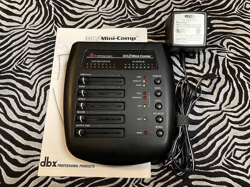 独特の上品 【美品】dbx MC6 minicomp 配信機器・PA機器 