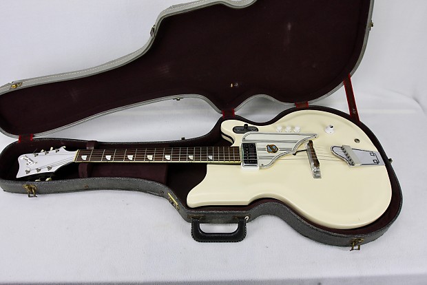 National Val Pro  84 vintage Resoglas electric guitar 1961/62 white image 1