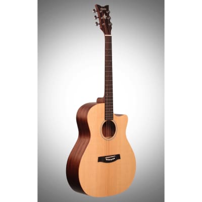 Schecter Deluxe Acoustic Guitar, Natural Satin image 5