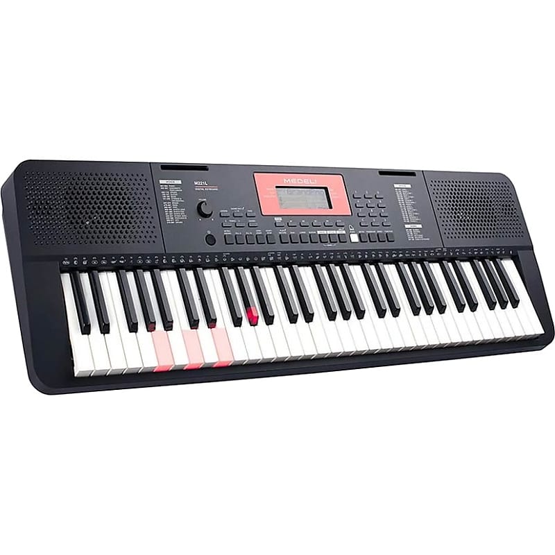Medeli M221L & M211K - keyboard demo by Tom (with subtitles