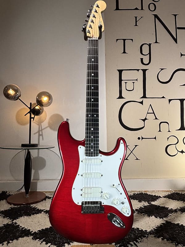 Fender Strat Ultra 1993 Crimson Burst AMAZING TOP & MINT image 1