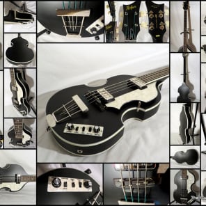 Hofner HCT-500 Contemporary Limited Run Violin Bass 2015 Matte Black Unplayed image 25