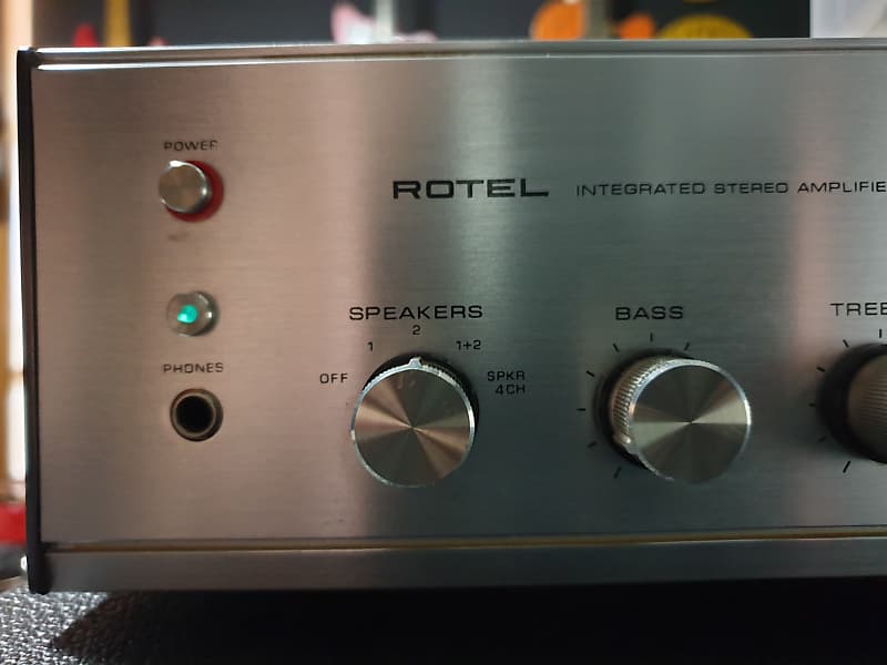Rotel RA 311 1974 Silver/Wood Laminate STEREO Intergrated