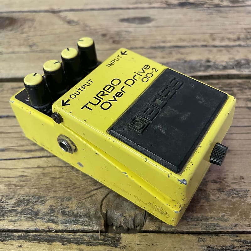クールな価格でホットなピック Turbo OD-2 Boss OverDrive Canada Reverb | Label) (Black ギター
