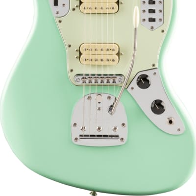 Fender Vintera '60s Jaguar Modified HH Electric Guitar, Surf Green w/ Gig Bag image 1