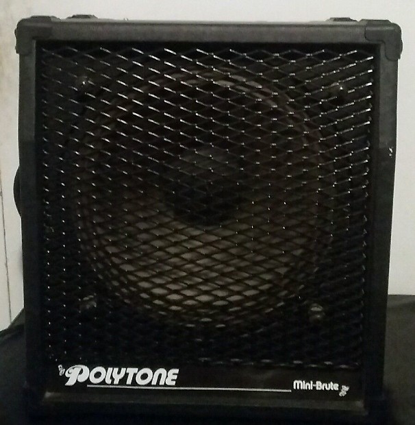 Vintage Polytone Mini Brute Solid State Guitar Amplifier Combo Amp 12" Speaker- Free Shipping! image 1