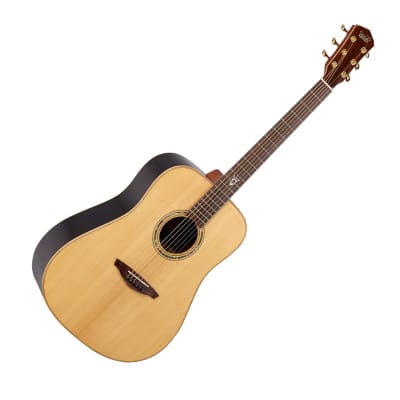 Veelah V8-D Dreadnought All Solid Wood Pau Ferro Acoustic Guitar Natural for sale