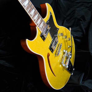 Reverend Tricky Gomez Limited Edition 11 of 13 2013 Gold Metal Flake image 1