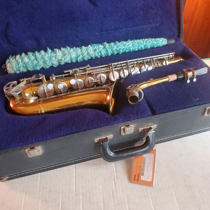 King 613 Alto Saxophone 1980s Brass Reverb