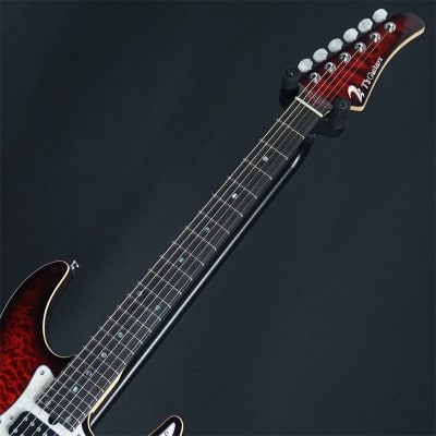T's Guitars [USED] DST Classic Pro 24F 5A Quilt Top (Crimson Burst) [SN.031262] image 5