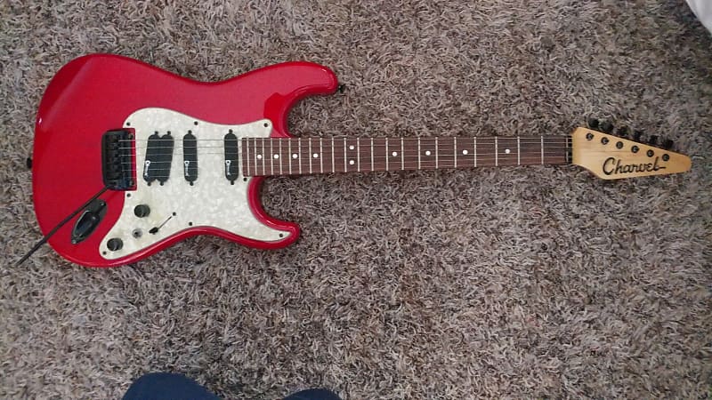 Charvel ST Custom 1990 See Through Candy Apple Red image 1