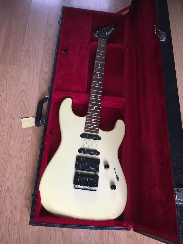 Charvel Charvette Cream color Electric guitar USA Reverb