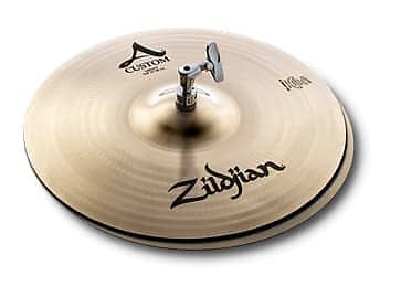 Zildjian 14" A Custom Hi Hats (Pair) A20510 - Brilliant image 1