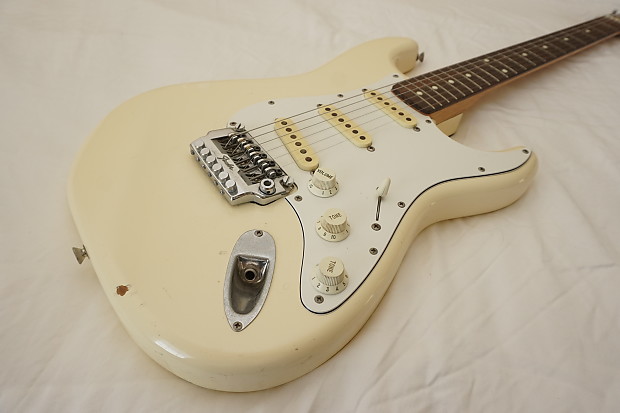 Squier Stratocaster (Mid-80's E-series serial # MIJ Made in Japan)