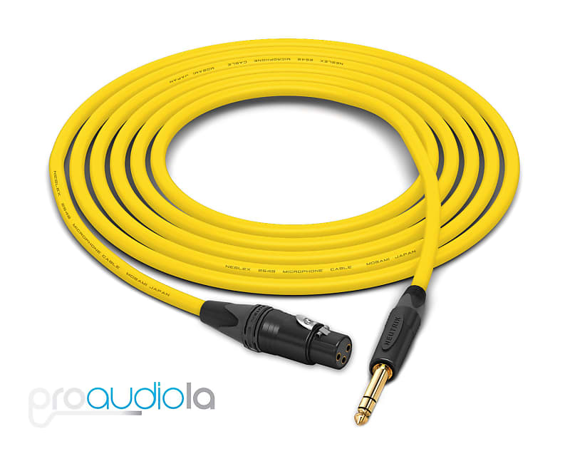 Mogami 2549 Cable | XLR-Female to Neutrik Gold 1/4