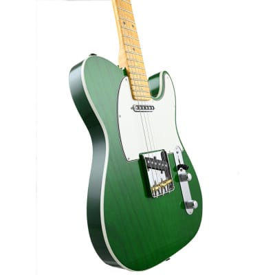 Fender Custom Shop - 2020 American Custom 60s Telecaster - Emerald Green Transparent image 5