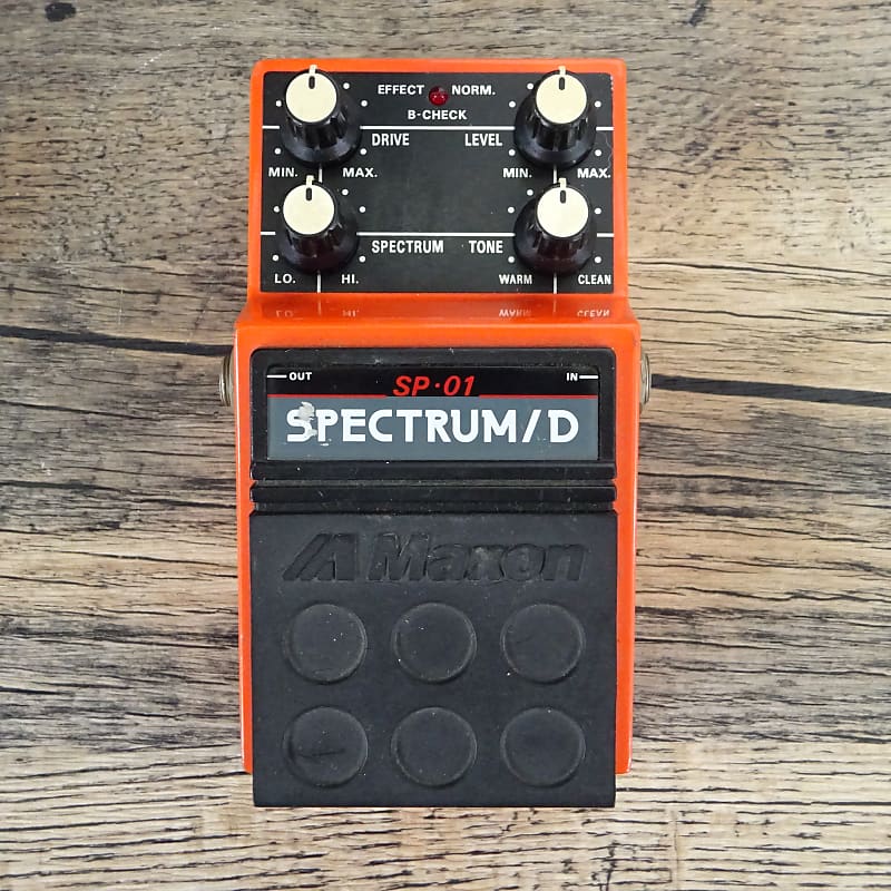 Maxon SP-01 Spectrum/D Distortion 1980s Vintage Made In Japan MIJ Malaysian  Chip Rare | Reverb