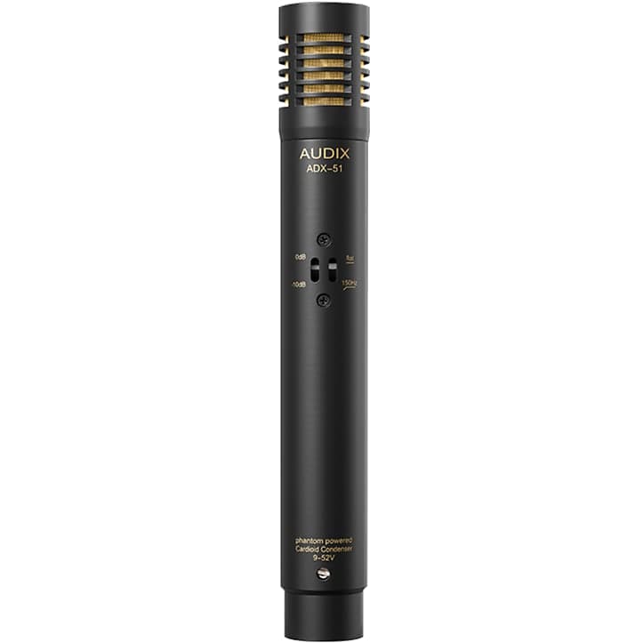 Audix ADX51 Pro Electret Condensor Microphone w/ PAD and Roll-Off image 1