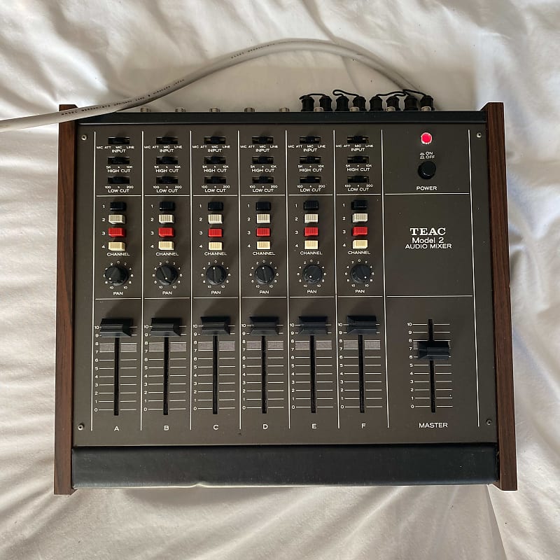 *RARE* TEAC Model 2 Vintage Analog Mixer 6 inputs with Original Box image 1