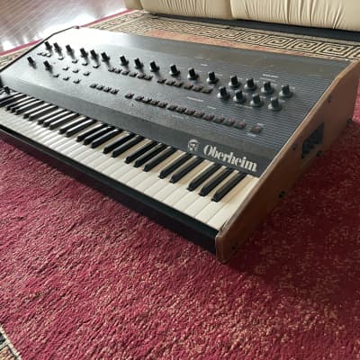 Oberheim OB-8 61-Key 8-Voice Synthesizer 1983 - Blue with Wood Sides