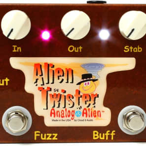 Analog Alien Alien Twister Fuzz / Buffer Pedal for sale
