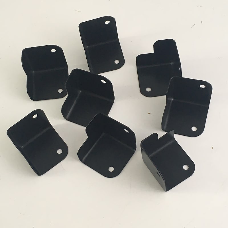 8x Metal Guitar Amp Speaker Corner 2 Hole Amplifier Reverb