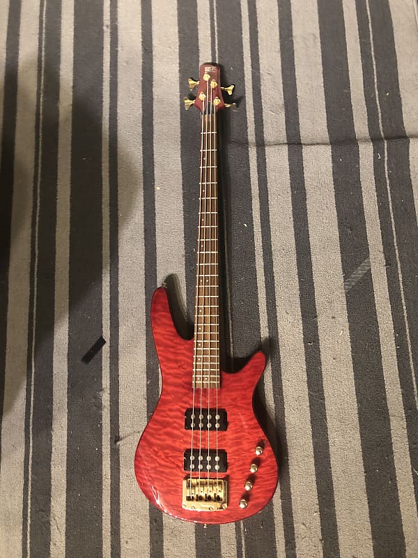 Ibanez Srx 690dx 2008 Red flamed maple top image 1