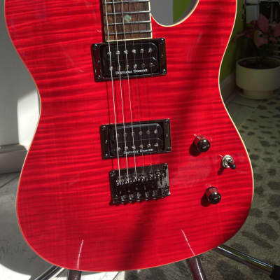 Fender Special Edition Custom Telecaster FMT HH 2022 - Crimson Red Transparent image 6