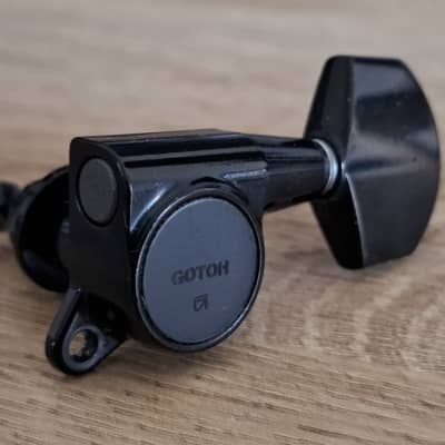 Gotoh SG381-01 Machine Heads Tuners Guitar 3x3 - Black image 2
