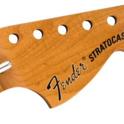 Genuine Fender Roasted Maple VINTERA Mod 70s Strat Neck, 9.5" Radius, C-Shape image 3