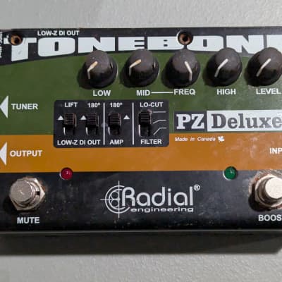 Reverb.com listing, price, conditions, and images for radial-tonebone-pz-deluxe