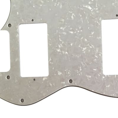 For Fender Tele Classic Player Thinline PAF Guitar Pickguard Scratch Plate,4 Ply White Pearl image 3