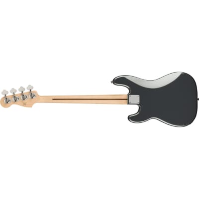 Squier Affinity Series Precision Bass PJ Electric Guitar, Laurel Fingerboard, Charcoal Frost Metallic image 9