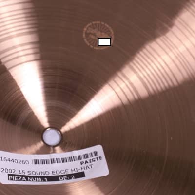 Paiste 2002 Sound Edge Hi Hat 15″  Nuevo, sin usar imagen 10