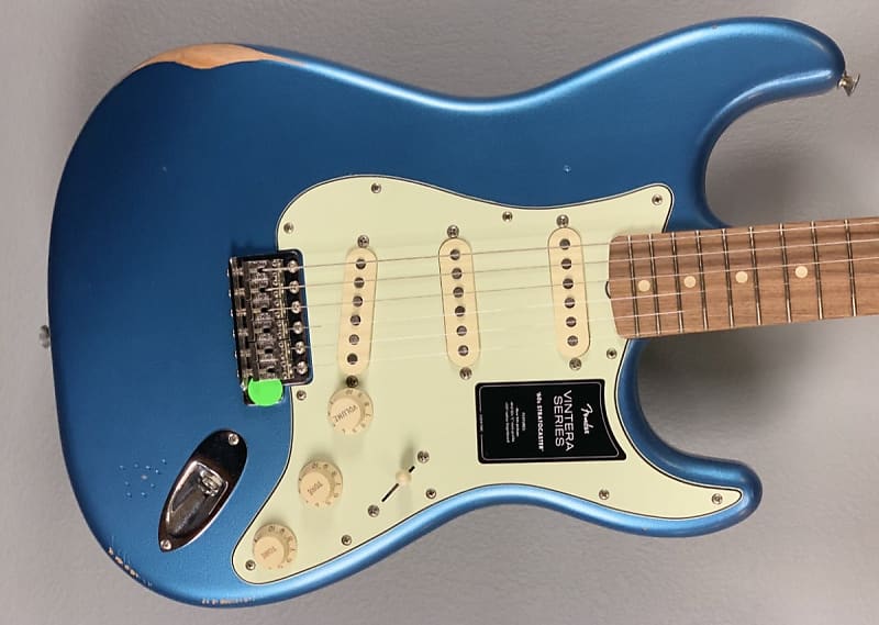 Fender Vintera Road Worn 60’s Stratocaster-Lake Placid Blue image 1