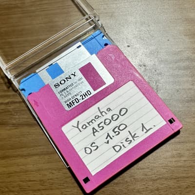 [LATEST OS 2-DISK SET] Yamaha A5000 v.1.50 / update FOR sampler / 1990s