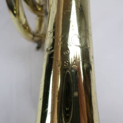 Used Bach CR-300 Cornet - Clear Laquer with Case and Accessories image 4