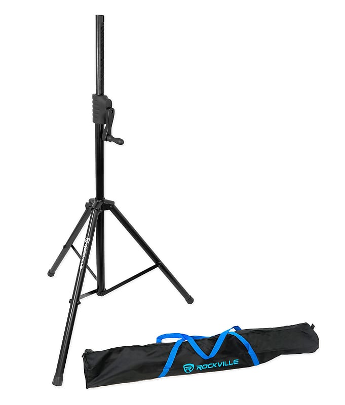 HeavyDuty Tripod Adjustable CrankUp DJ PA Speaker Stand+Bag Reverb