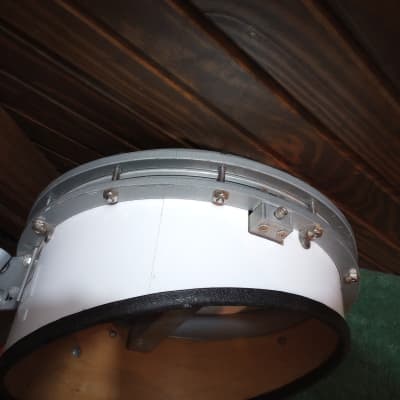 Dynasty "Wedge" Marching Snare Drum - White Wrap image 2