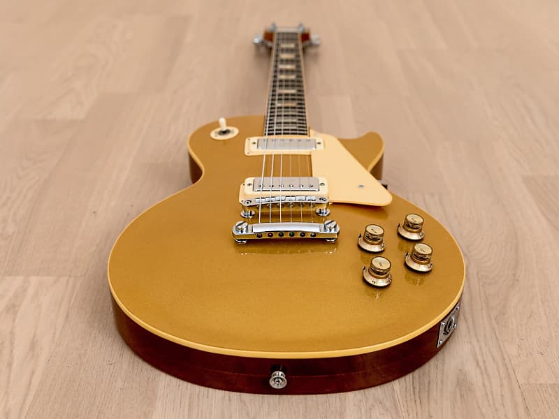 1973 Greco EG550GS Goldtop Deluxe Vintage Electric Guitar, Near Mint w/  Case, Japan Fujigen