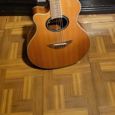 Yamaha APX700-L NT Thinline Acoustic/Electric Guitar Left-Handed 2010s - Natural for sale