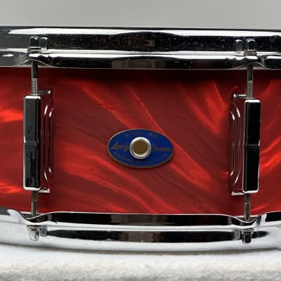 Leedy 20/13/16/5x14" Vintage 60's Drum Set - Red Satin Flame image 12