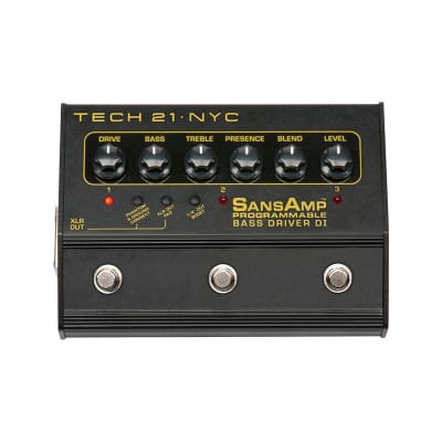 Tech 21 Sansamp Programmable Bass Driver | Reverb